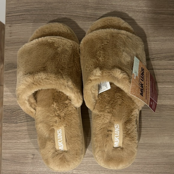 NEW MUK LUKS Kirstey Slide In Irish Cream - US 7-8 - Picture 5 of 10